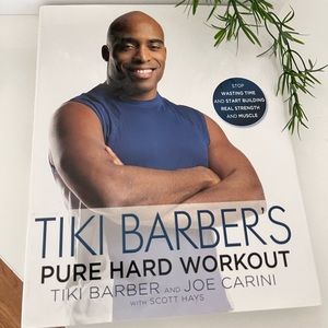 Tiki Barber’s Pure Hard Workout Hardcover Book